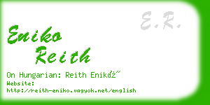 eniko reith business card